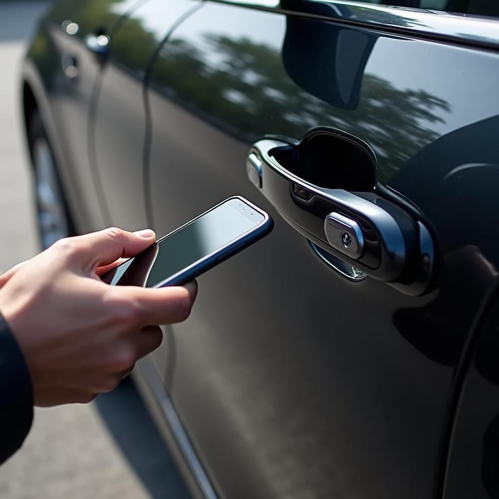 Unlocking BMW with Smartphone