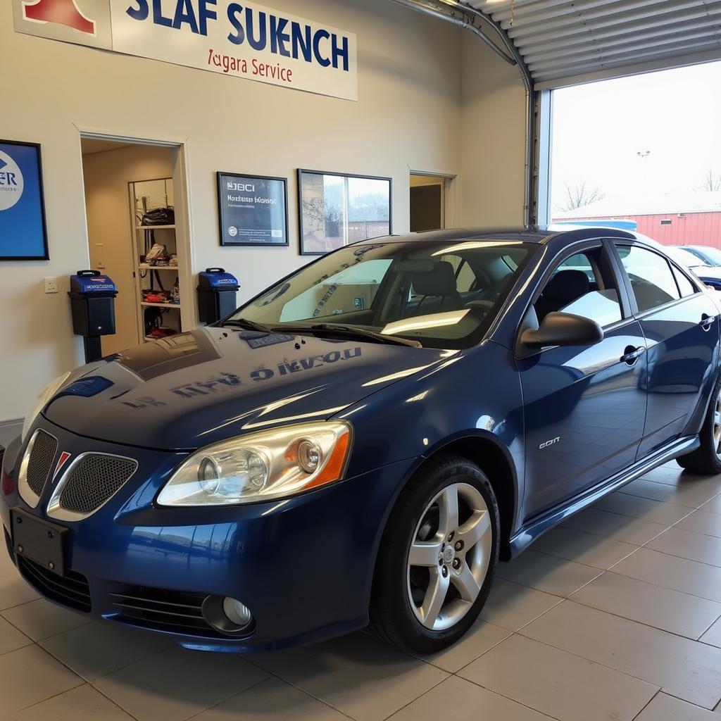 Pontiac G6GT at Dealership Service Center