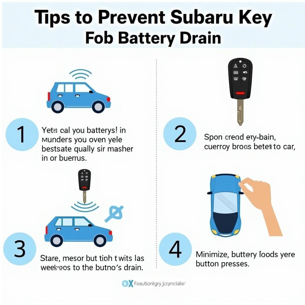 Tips for Prolonging Subaru Key Fob Battery Life