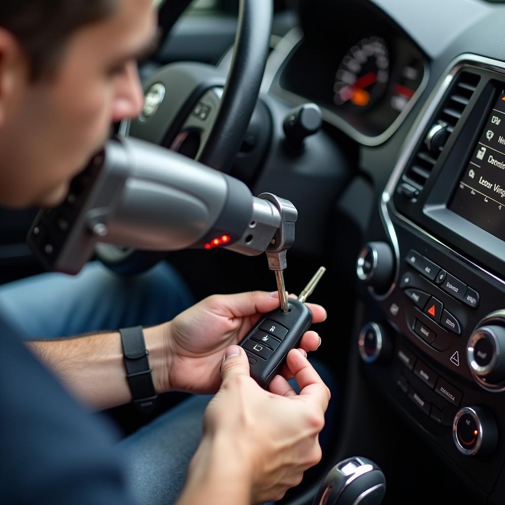 Professional Key Fob Programming for a 2012 Chrysler Town and Country