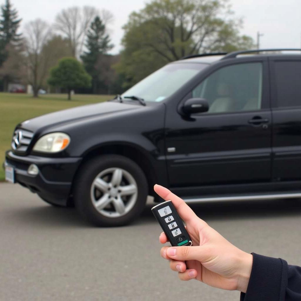 Programmed Key Fob Working Perfectly in Mercedes ML320