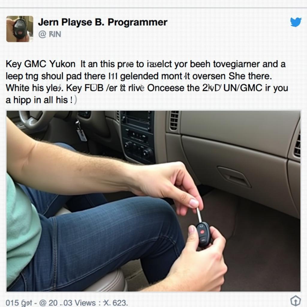 Programming a 2001 GMC Yukon Key Fob