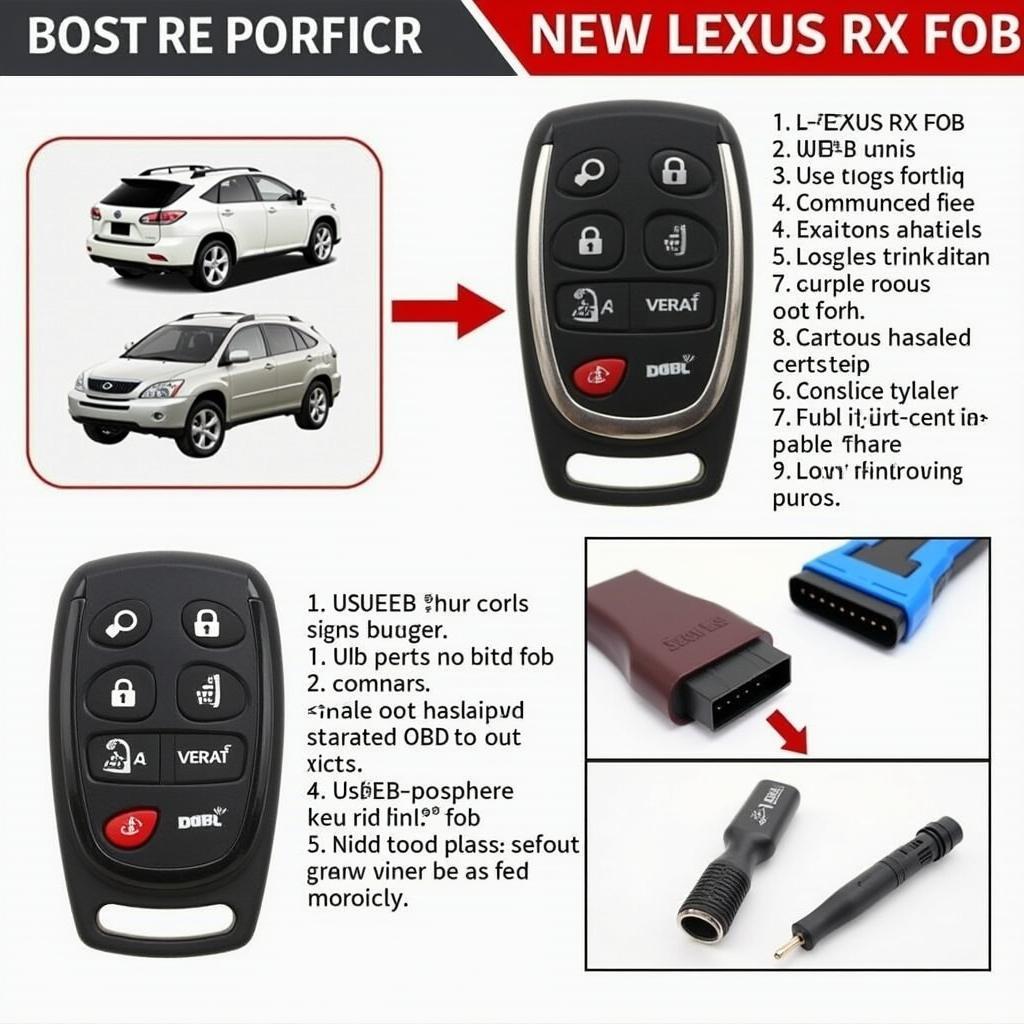 Programming a new key fob for a 2008 Lexus RX 350.