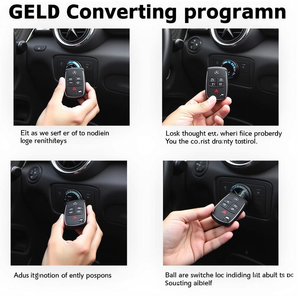 Programming a 2020 Mercedes GLE Key Fob Using the Ignition