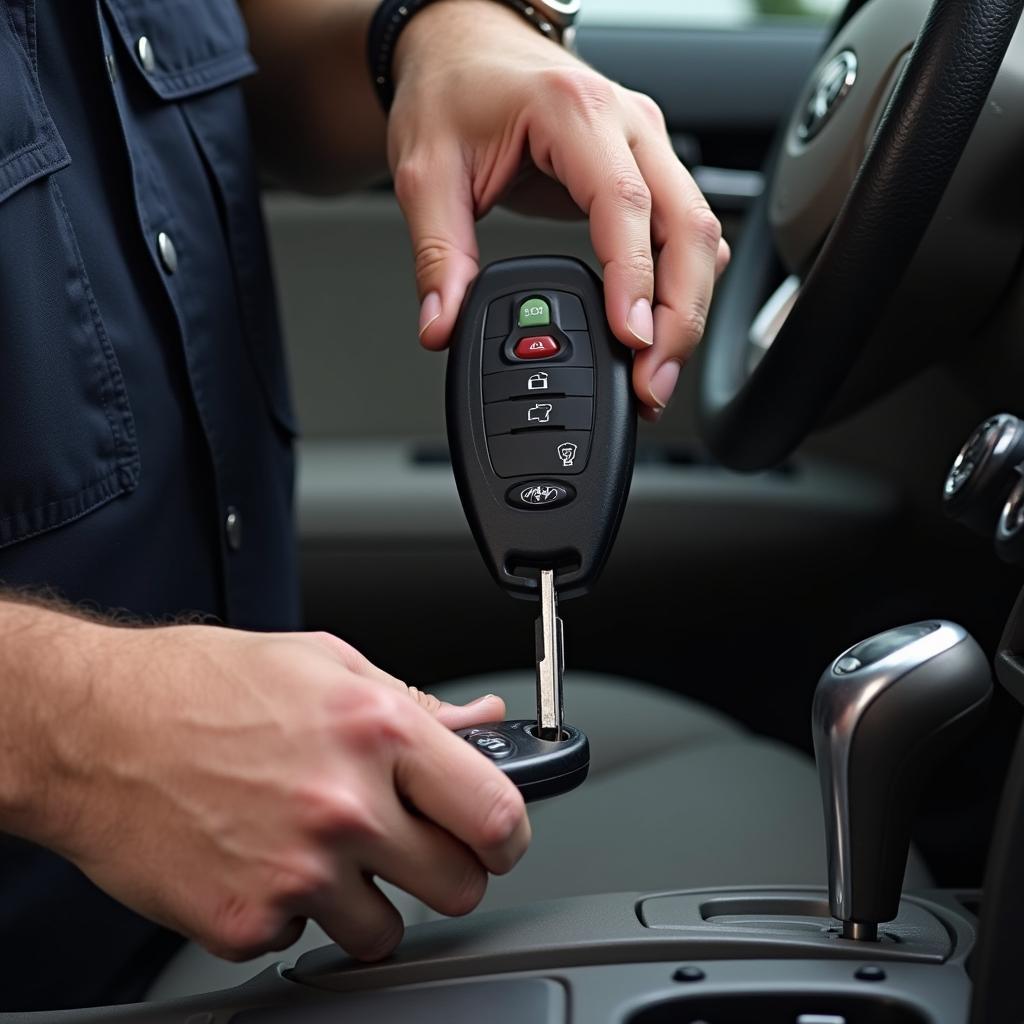 Programming a car key for a 2007 Hyundai Santa Fe