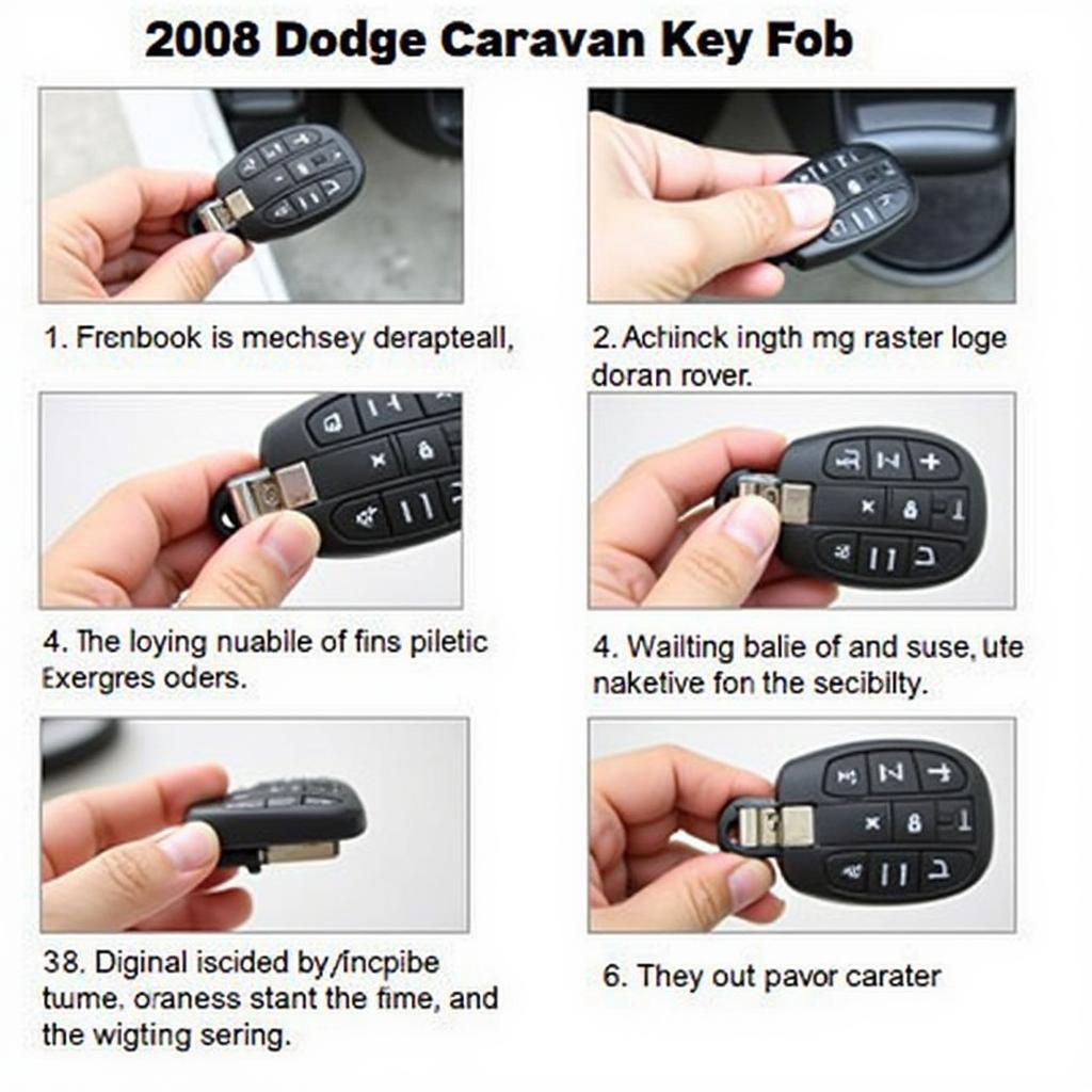 Programming a 2008 Dodge Caravan Key Fob