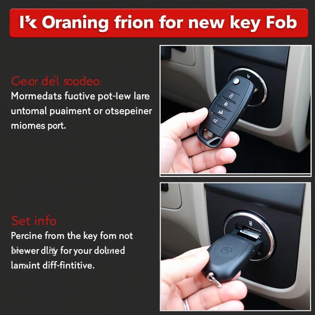 Man programming a 2012 Dodge Ram key fob