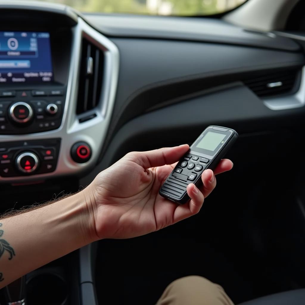 Programming a GMC Terrain Key Fob with Diagnostic Tool