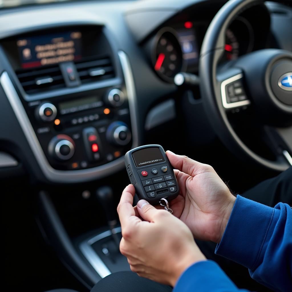 Programming a Subaru key fob