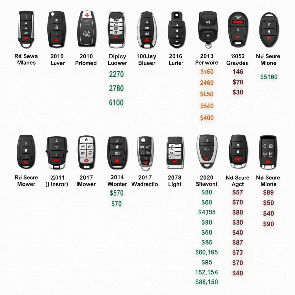 Different Range Rover Sport Key Fob Types and Their Corresponding Batteries