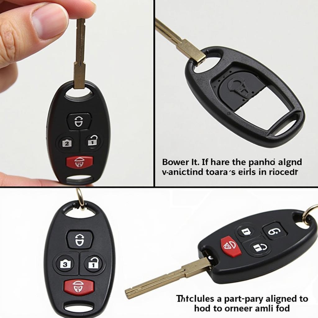 Reassembling a Honda Key Fob