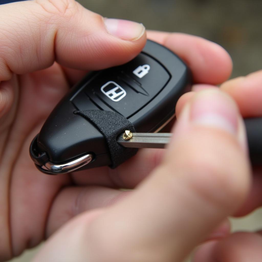 Removing a Stripped Honda Key Fob Screw