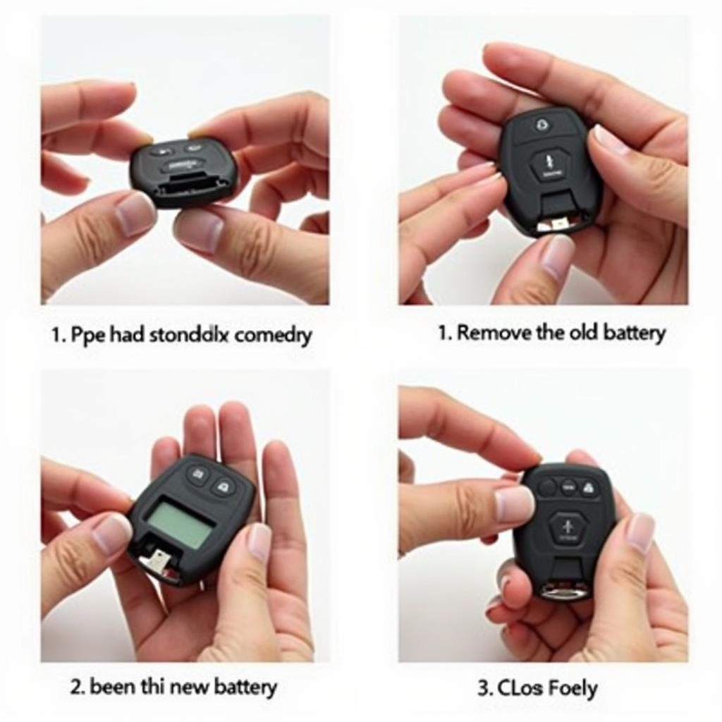 Replacing the battery in a 2009 Volvo S40 key fob