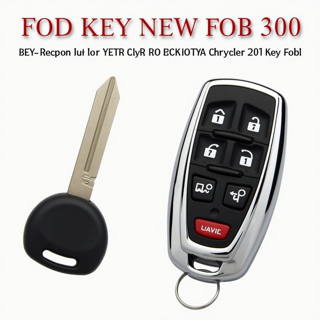 Replacement Chrysler 200 Key Fob