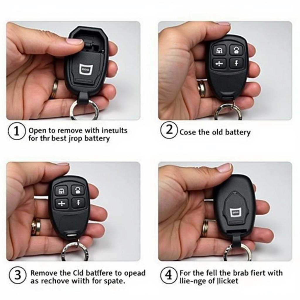 Replacing 2001 GMC Sierra Key Fob Battery