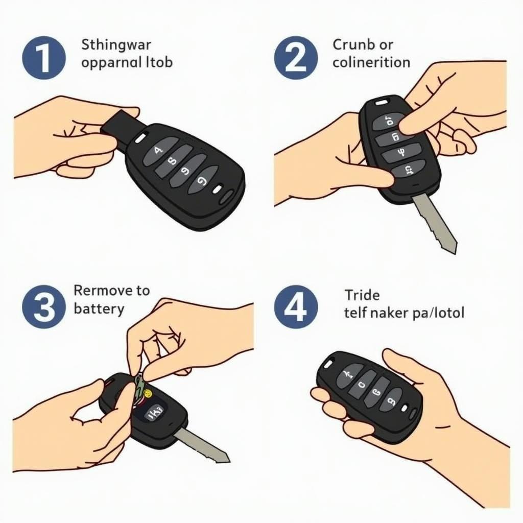 Steps to Replace 2009 VW Tiguan Key Fob Battery