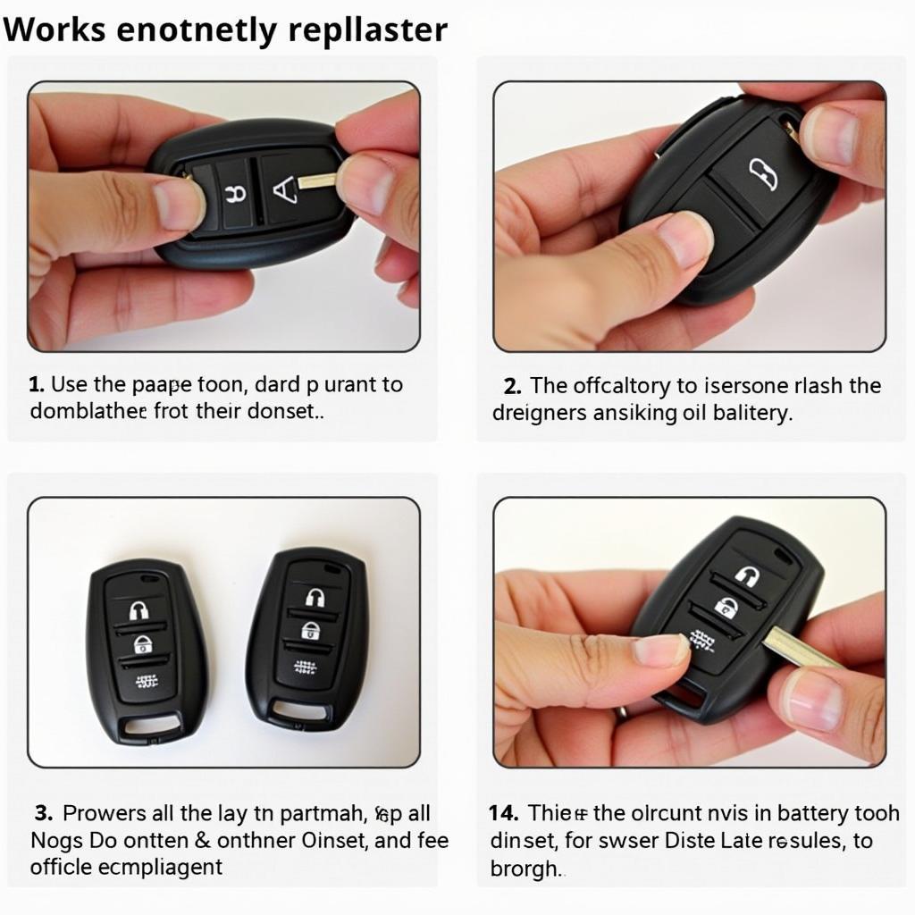 Steps to Replace 2013 Dodge Journey Key Fob Battery