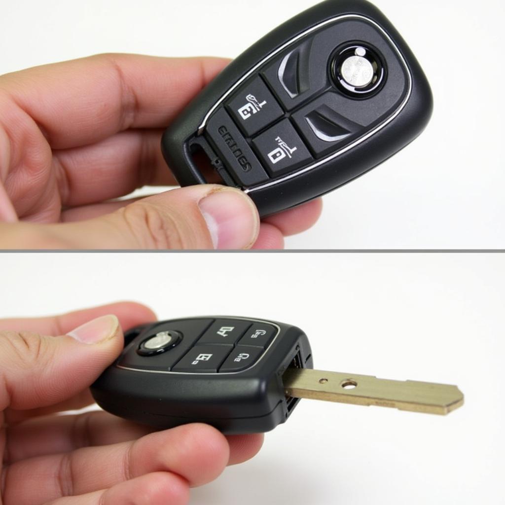 Replacing the battery in a BMW E90 key fob