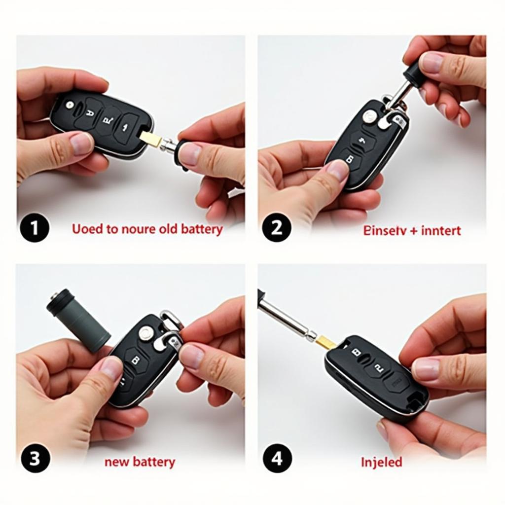 Replacing BMW Key Fob Battery Steps