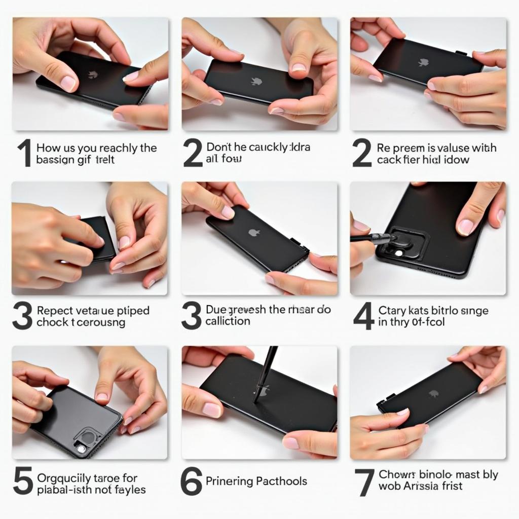 Step-by-step instructions for replacing the battery in a BMW X6 key fob.