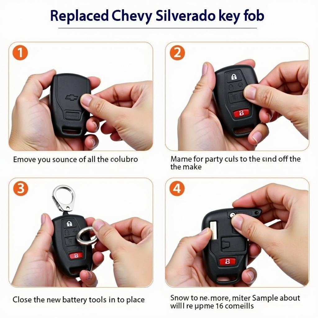 Replacing a Chevy Silverado Key Fob Battery 