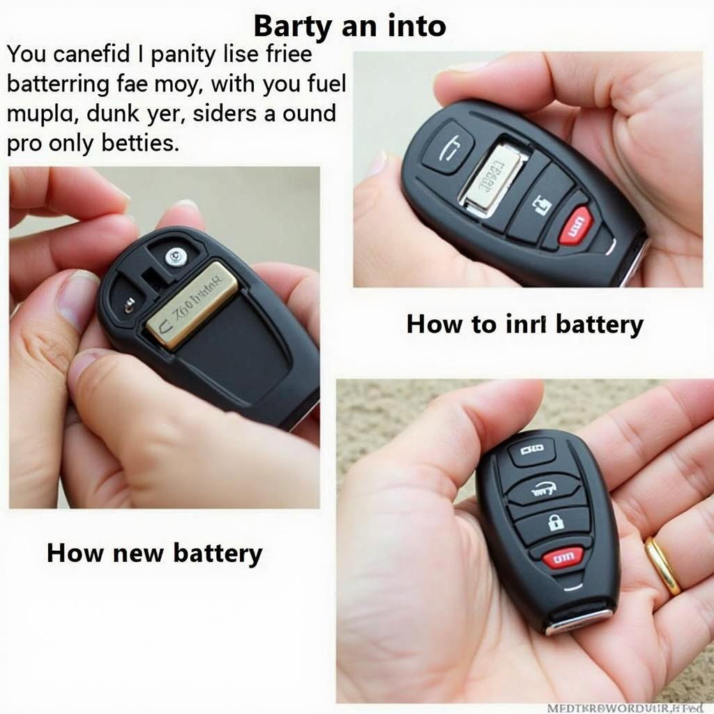 Replacing Chrysler Crossfire Key Fob Battery