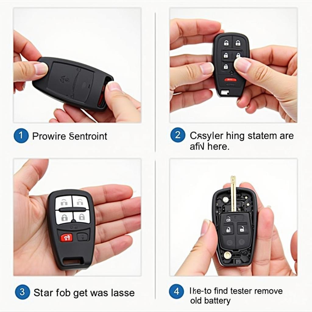 Replacing Chrysler Key Fob Battery