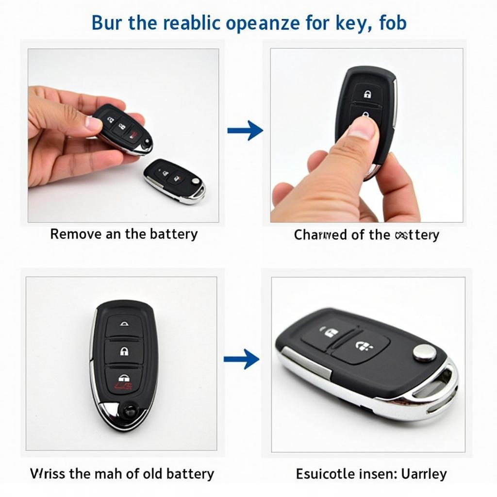 Replacing the battery in a Chrysler Pacifica key fob