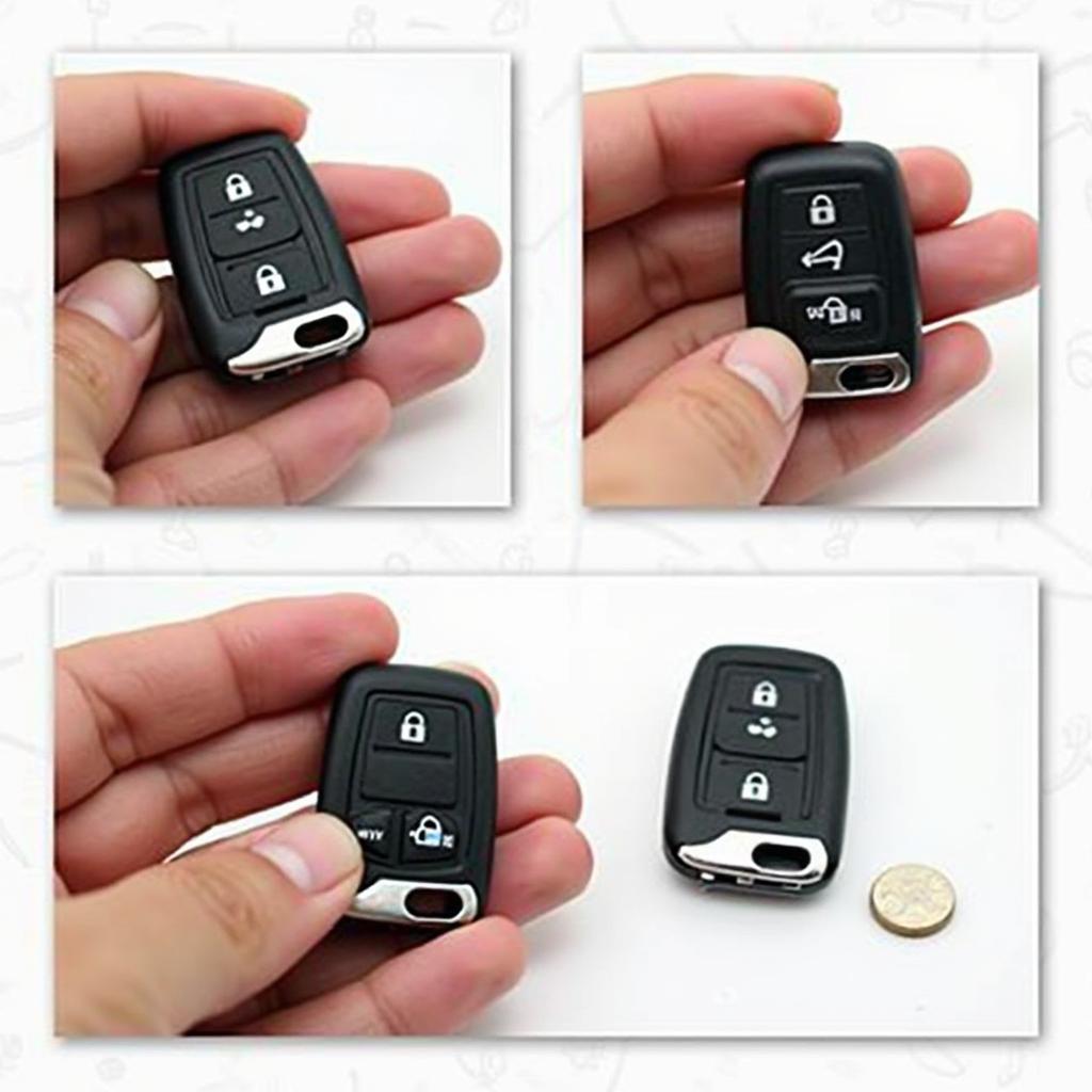 Replacing the battery in a Ford Focus key fob