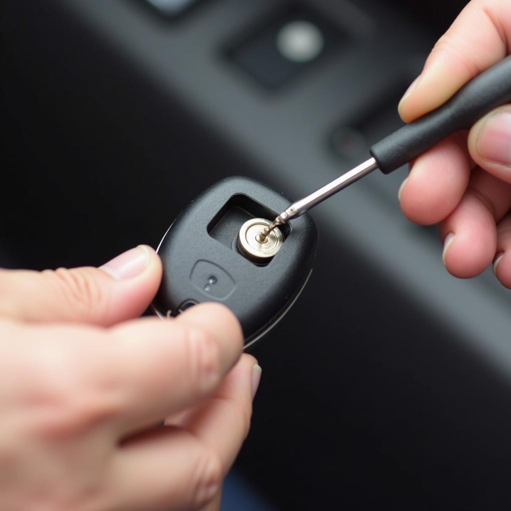 Replacing Lexus GS Key Fob Battery