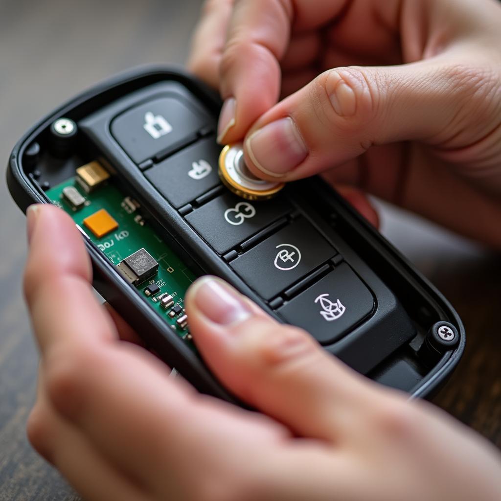 Replacing Lexus key fob battery