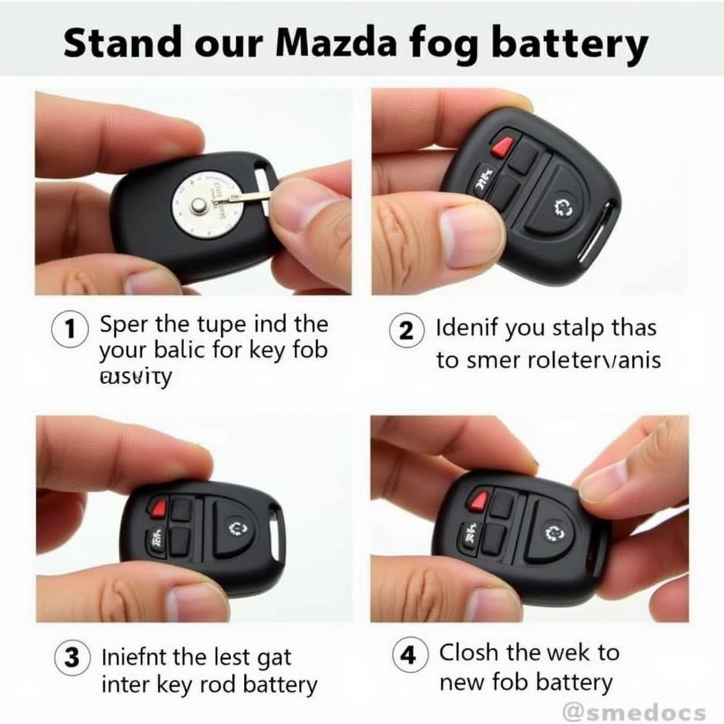 Steps to Replace Mazda Key Fob Battery