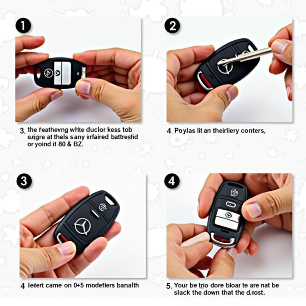 replacing mercedes key fob battery