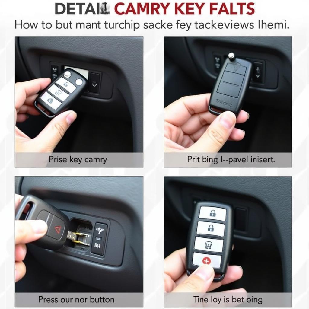 Reprogramming a Toyota Camry Key Fob