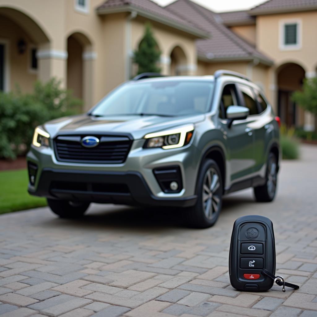 Subaru Forester Key Fob and Car