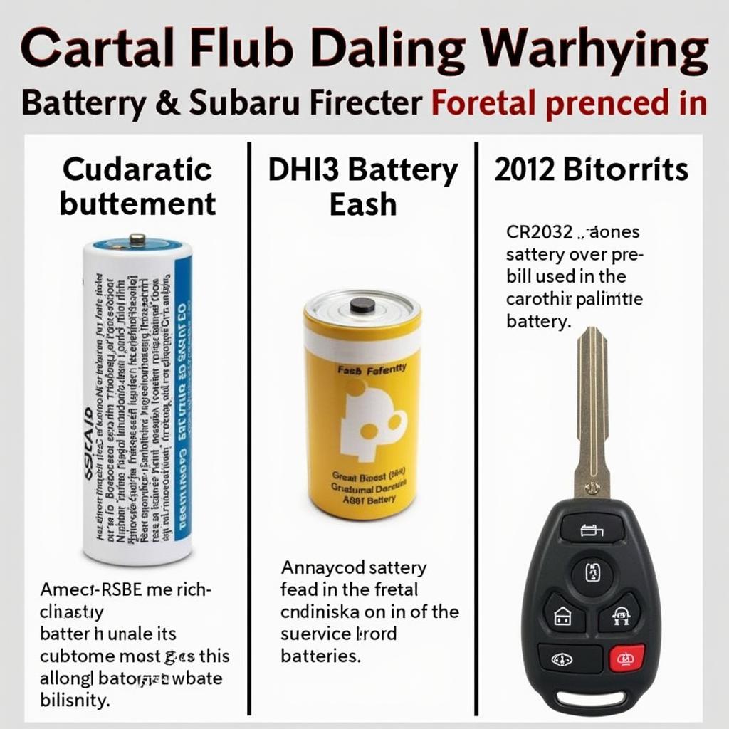 Subaru Forester Key Fob Battery Types