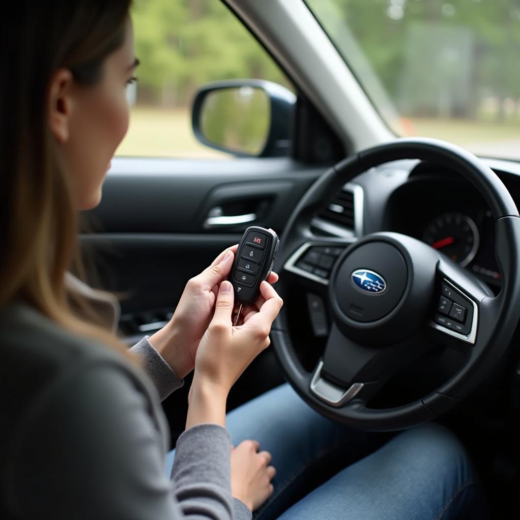 Programming a Subaru Forester key fob