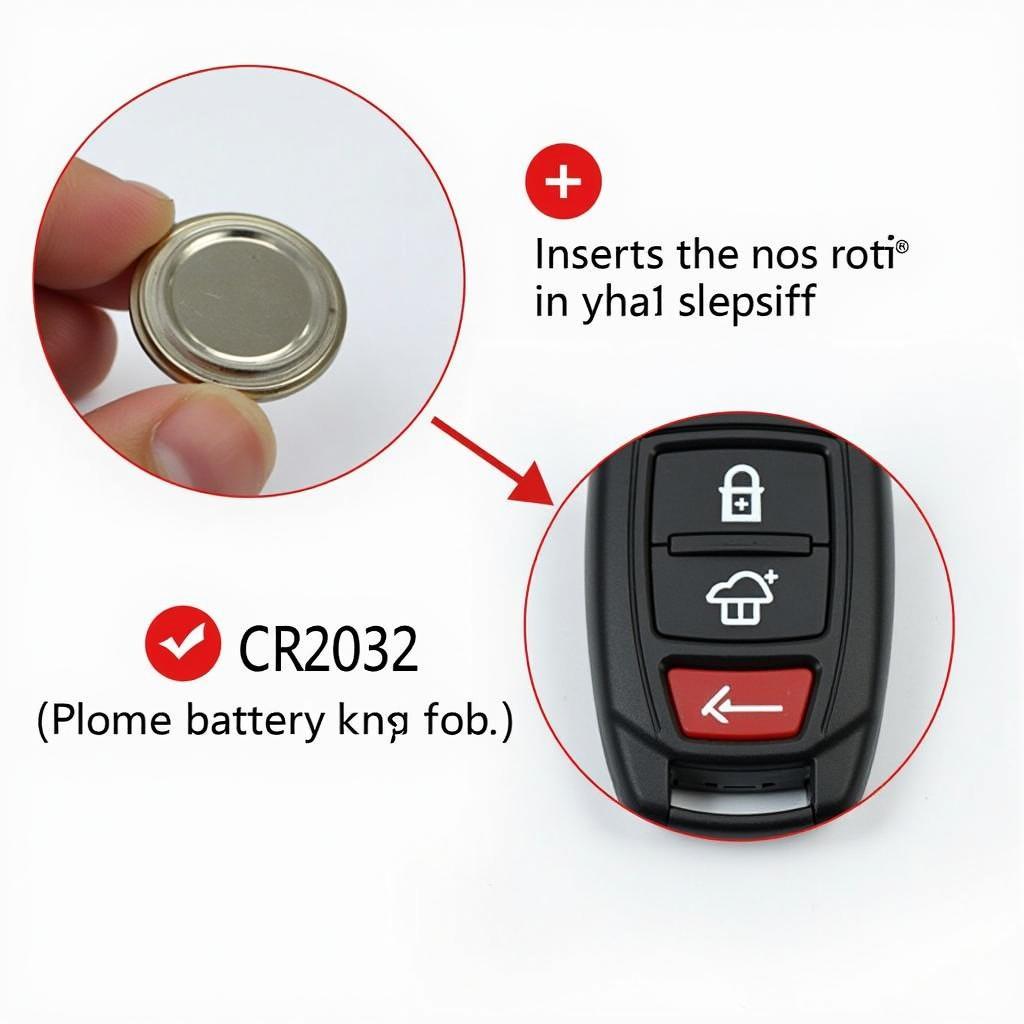 Subaru Key Fob Battery Orientation