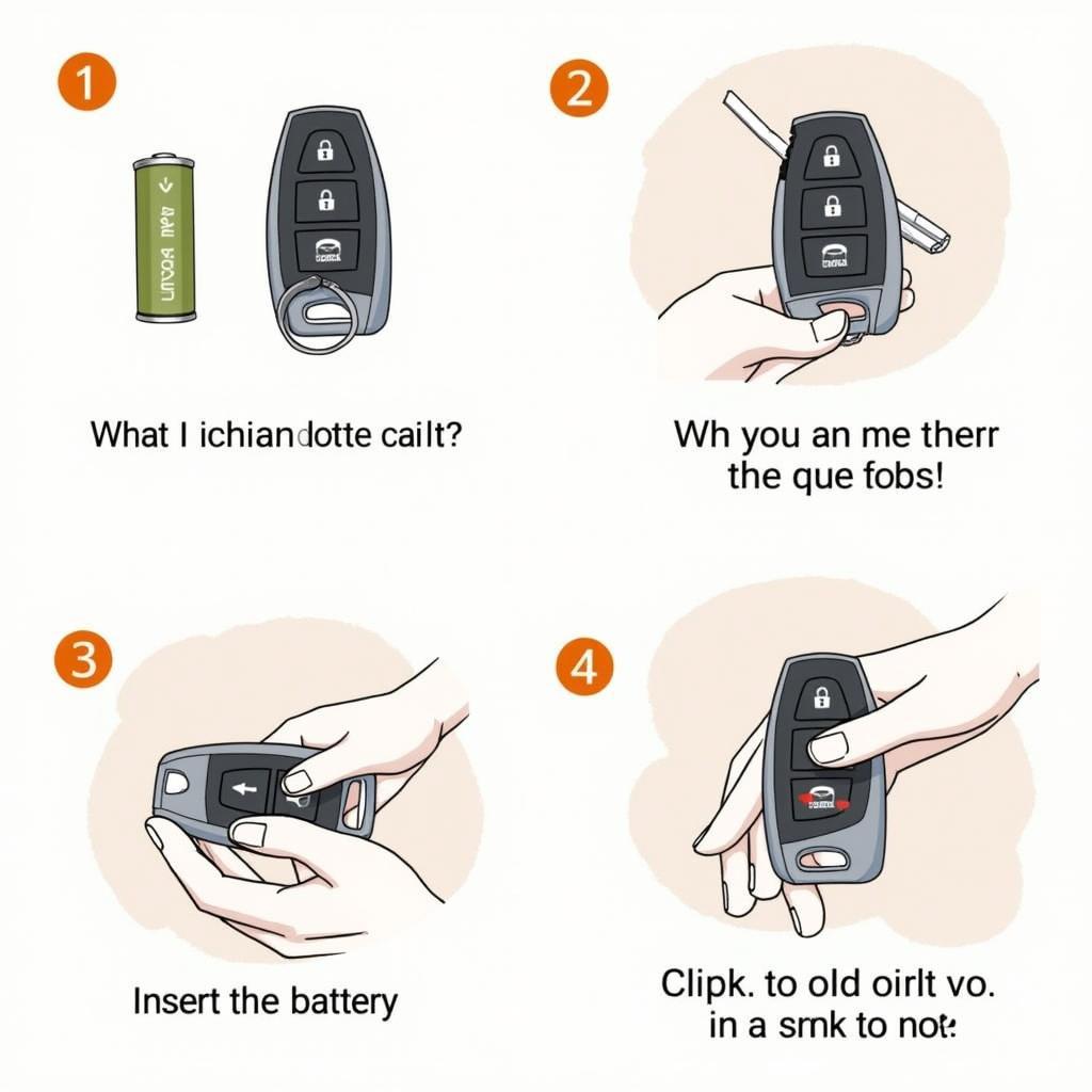 Replacing a Subaru key fob battery