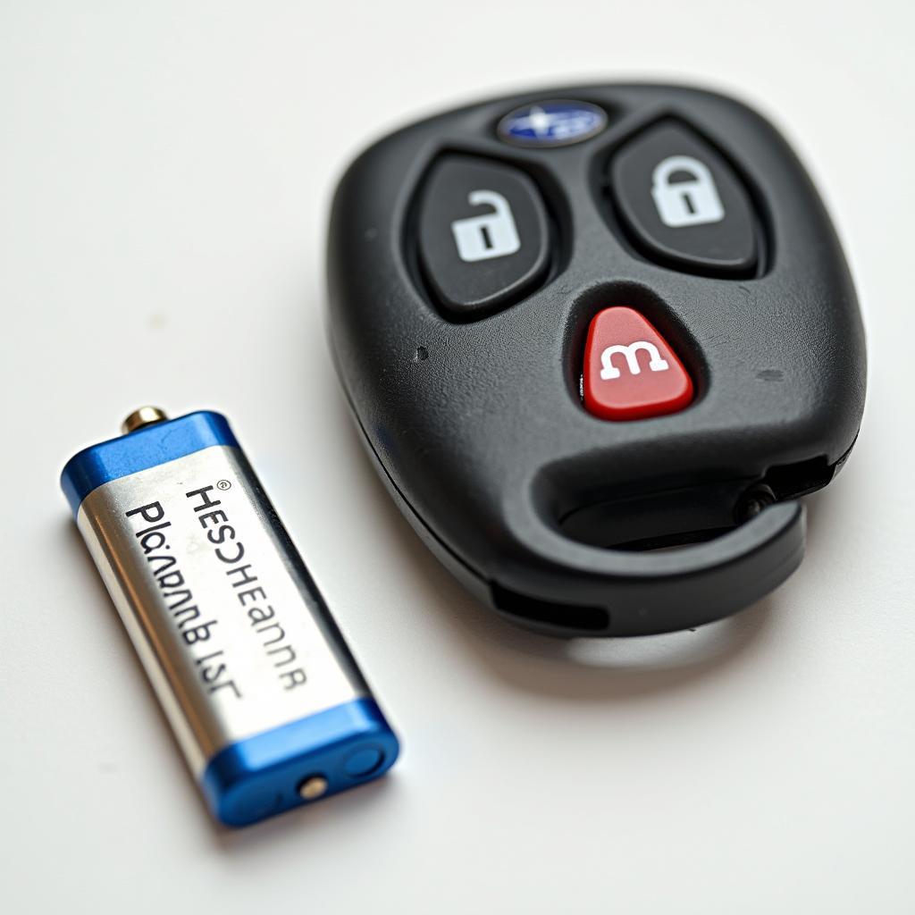 Subaru key fob battery replacement 