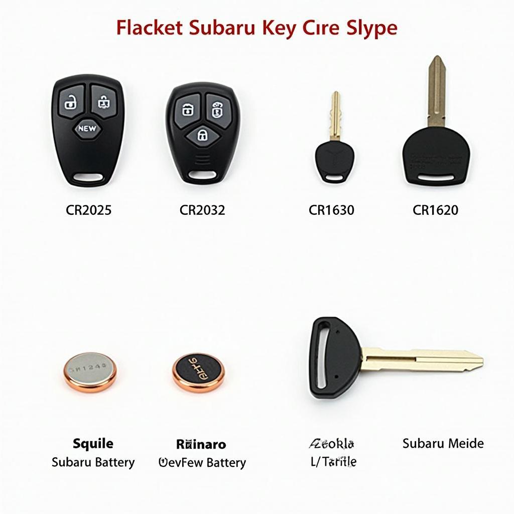 Subaru Key Fob Battery Types