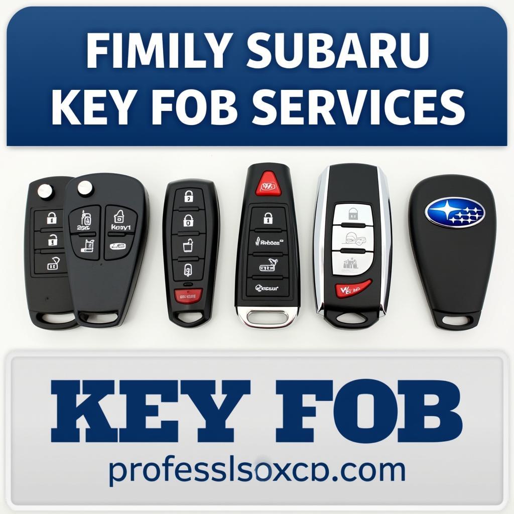 Subaru Key Fob Services: Replacement, Programming & More