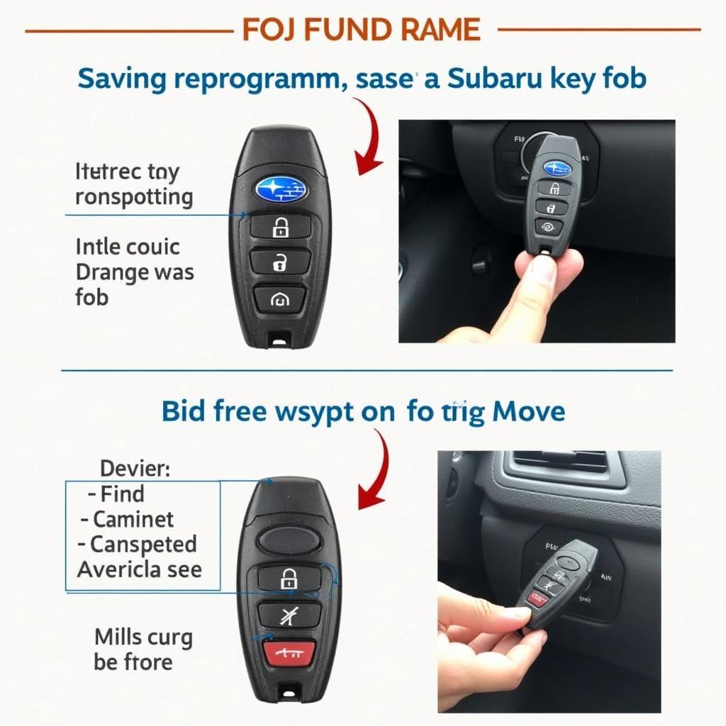 Reprogramming a Subaru Key Fob