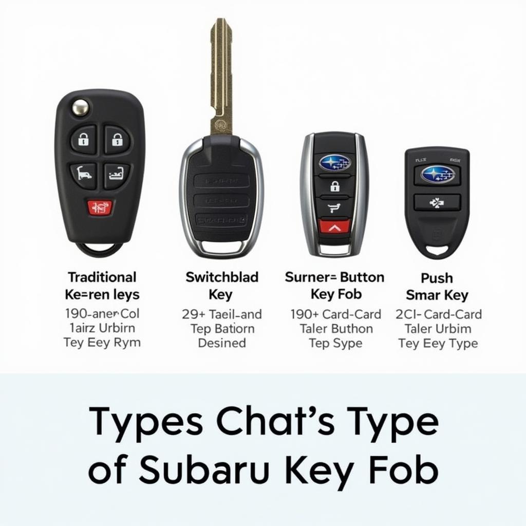 Types of Subaru Key Fobs