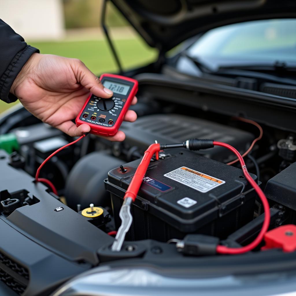 Checking the Battery of a Subaru Outback