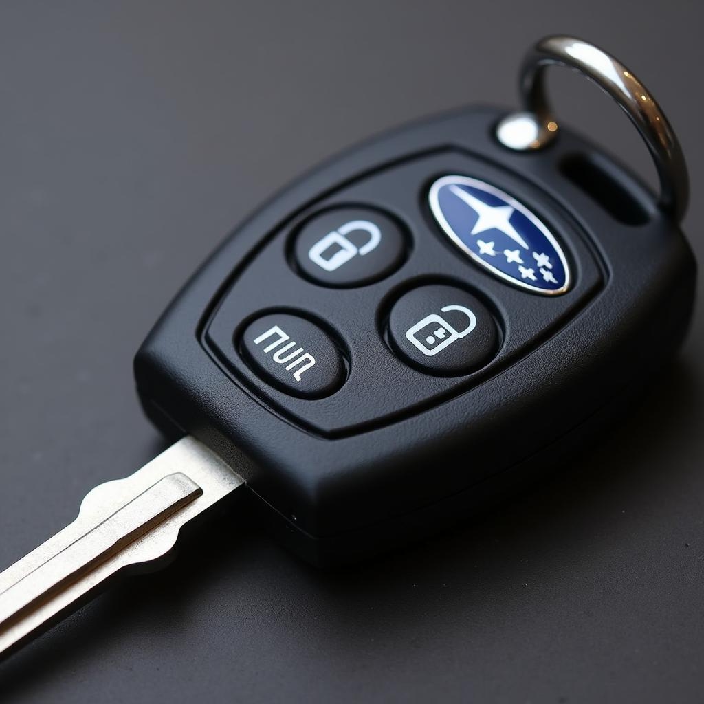 Subaru Outback Flip Key Fob Closeup