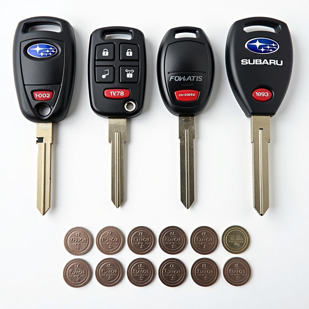 Different Subaru Outback Key Fob Battery Types