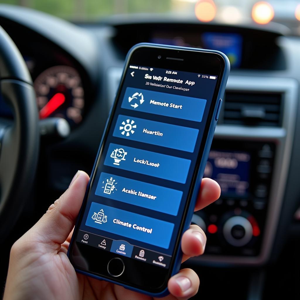 Subaru Remote Start App