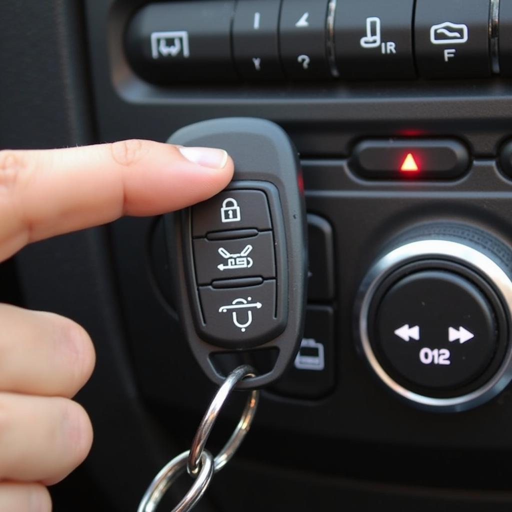 Testing the Ford Escape Key Fob after Battery Replacement: Demonstrating how to test the functionality of the key fob after replacing the battery.