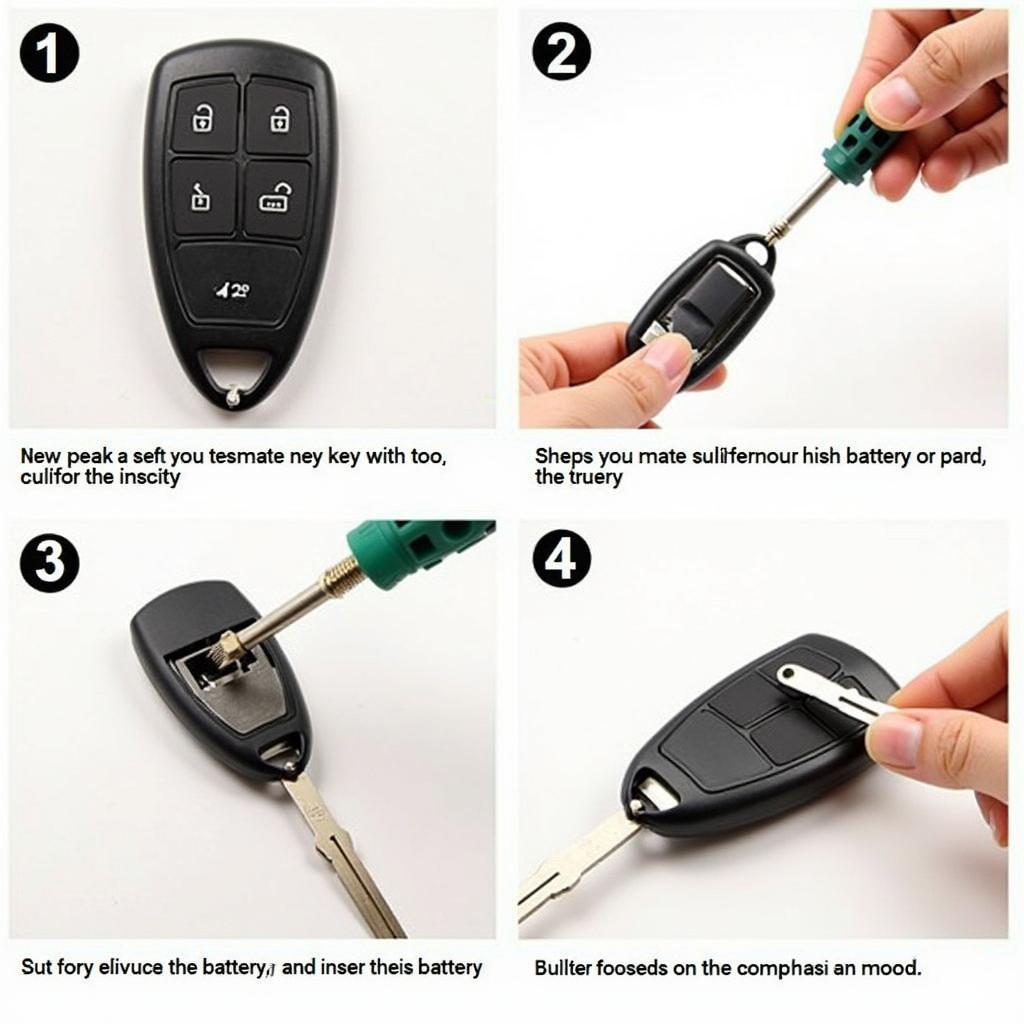 Replacing the battery in a Toyota Avalon key fob